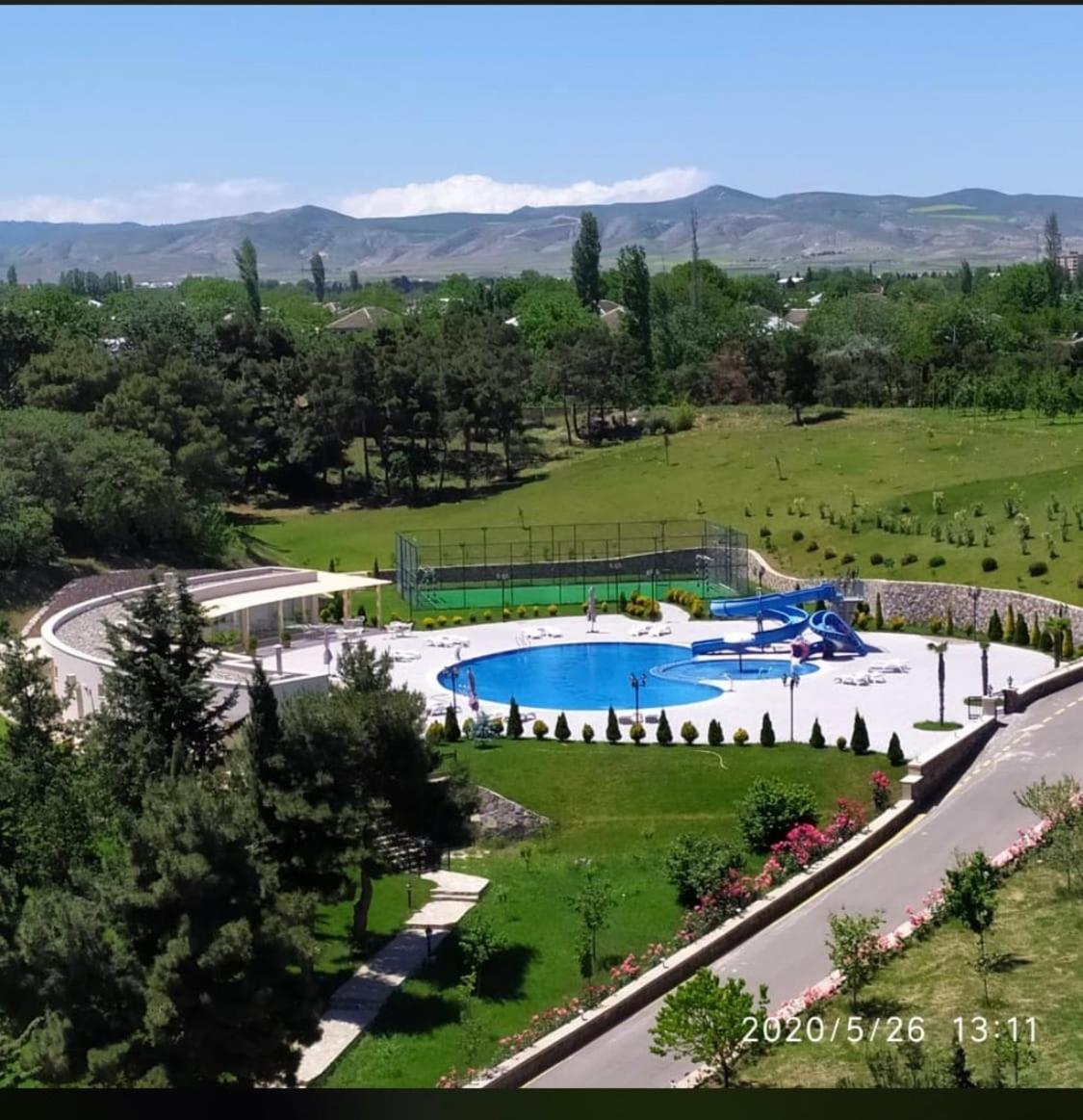 Ayan Palace Hotel Tovuz Exterior photo