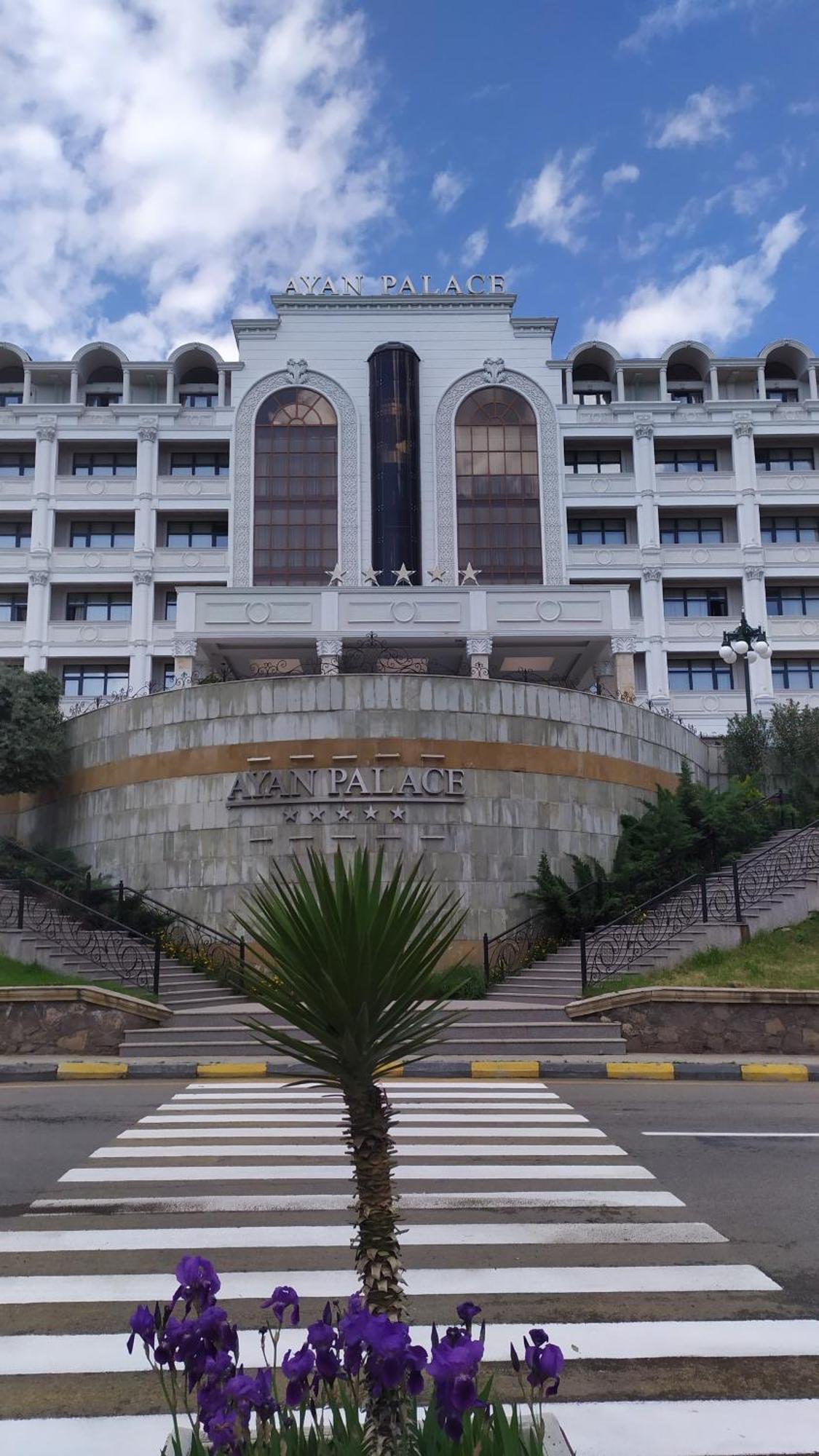Ayan Palace Hotel Tovuz Exterior photo