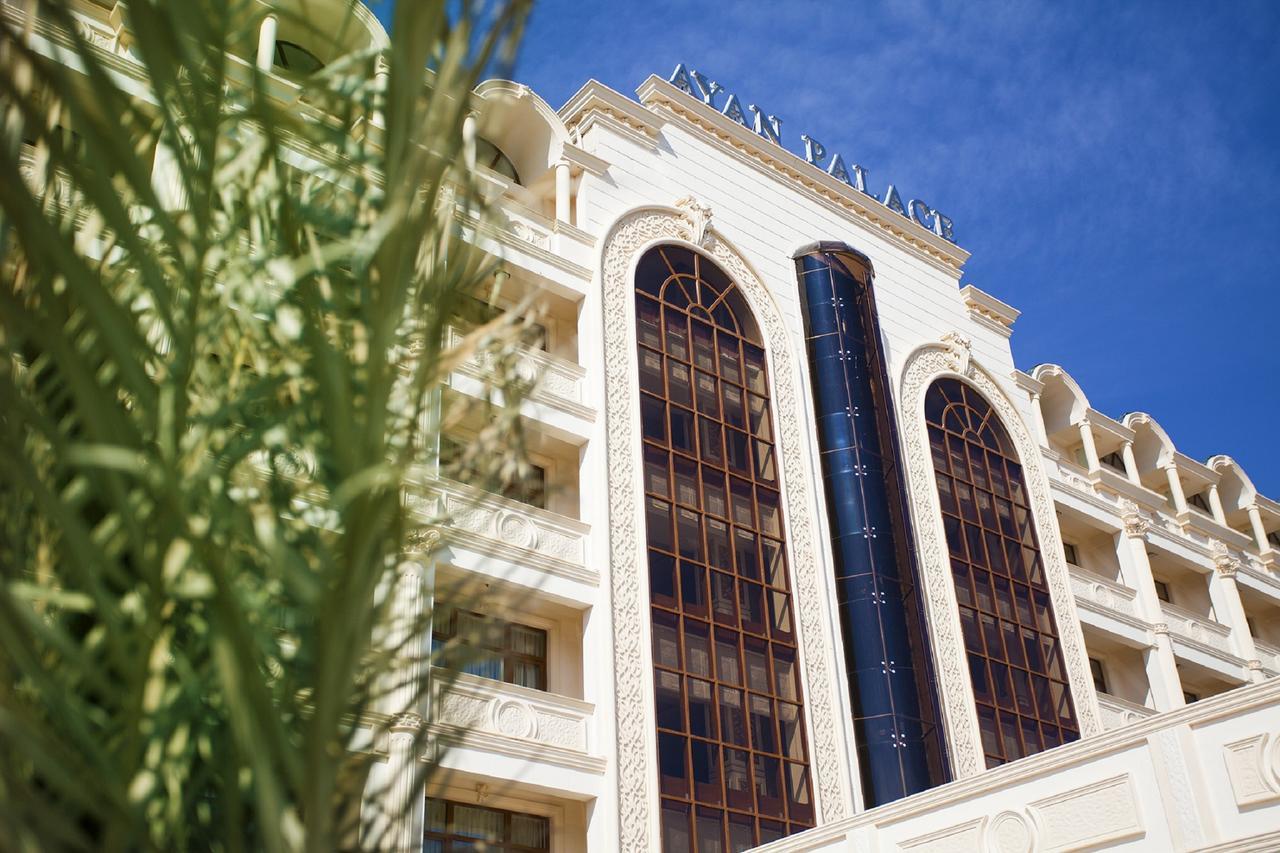 Ayan Palace Hotel Tovuz Exterior photo